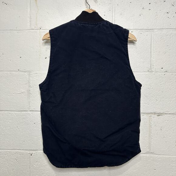 Vintage Carhartt Quilt-Lined Artic Vest “Midnight Blue” V02 MDT - Picture 2 of 8